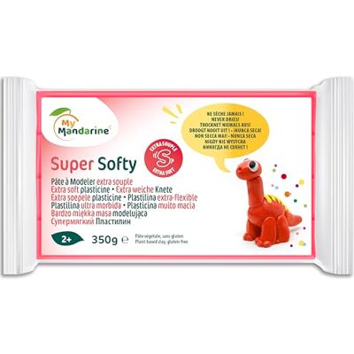 Avenue Mandarine MY MANDARINE SO0880350475C Un pain de 350 g de PATE A MODELER SuperSofty À partir de 2 ans ROSE Avenue Mandarine MY MANDARINE SO0880350475C Un pain de 350 g de PATE A MODELER SuperSofty À partir de 2 ans ROSE