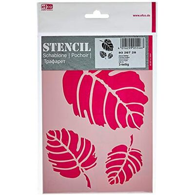 EFCO - DIN 3 vzory - Plastic - A5 - Stencil EFCO - DIN 3 vzory - Plastic - A5 - Stencil