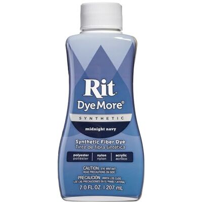 Rit DyeMore Dye More Teinture synthétique Bleu marine 200 ml Rit DyeMore Dye More Teinture synthétique Bleu marine 200 ml