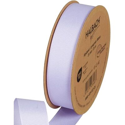 Halbach Seidenbänder Ruban gros-grain de qualité supérieure Largeur : 25 mm Longueur : 25 m Ruban cadeau durable en polyester recyclé Idéal comme ruban Couleur : lavande Halbach Seidenbänder Ruban gros-grain de qualité supérieure Largeur : 25 mm Longueur : 25 m Ruban cadeau durable en polyester recyclé Idéal comme ruban Couleur : lavande