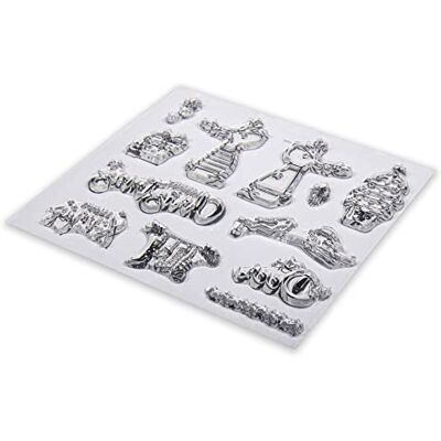 Rayher Rensa tampons Renvänner - Ensemble de tampons pour cartes & scrapbooking Rayher Rensa tampons Renvänner - Ensemble de tampons pour cartes & scrapbooking