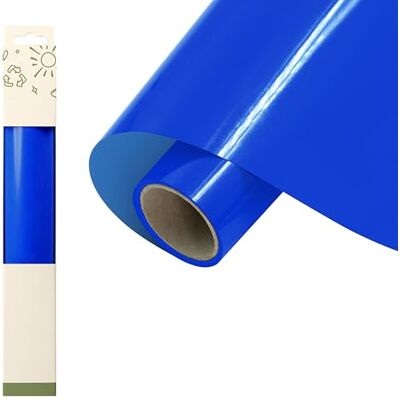 SISER Pure HT Vinyle thermotransférable compostable Ultra Marine Blue 50 x 30 cm Thermovinyle compatible avec traceur de coupe SISER Pure HT Vinyle thermotransférable compostable Ultra Marine Blue 50 x 30 cm Thermovinyle compatible avec traceur de coupe
