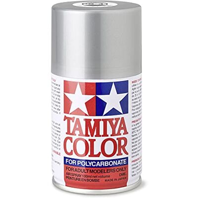 Tamiya 300086041 86041 PS-41 PS-41 Peinture en spray pour modélisme en plastique, accessoires de bricolage, peinture pour le modélisme, argenté 100 ml (1 pièce) Tamiya 300086041 86041 PS-41 PS-41 Peinture en spray pour modélisme en plastique, accessoires de bricolage, peinture pour le modélisme, argenté 100 ml (1 pièce)