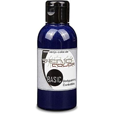 Senjo Color Body Painting Peinture 75ml Liquide Peinture du Corps Pour pinceaux et aérographe Fabriqué en Allemagne (Bleu foncé) Senjo Color Body Painting Peinture 75ml Liquide Peinture du Corps Pour pinceaux et aérographe Fabriqué en Allemagne (Bleu foncé)