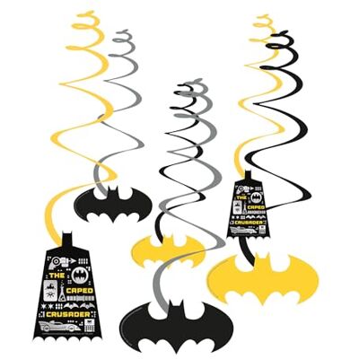 amscan Décorations Batman Swirl amscan Décorations Batman Swirl