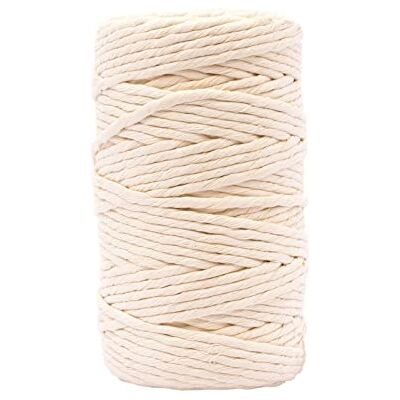 Vaessen creative 11305-04 - Corde en coton pour macramé - Beige Vaessen creative 11305-04 - Corde en coton pour macramé - Beige