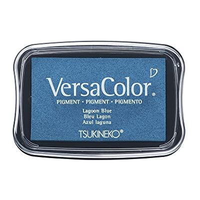 Rayher Hobby 29017390 Tsukineko Versa Color Pigment Tampon encreur Lagon Encre à base d'eau 9,6 x 6,3 x 1,8 cm Rayher Hobby 29017390 Tsukineko Versa Color Pigment Tampon encreur Lagon Encre à base d'eau 9,6 x 6,3 x 1,8 cm