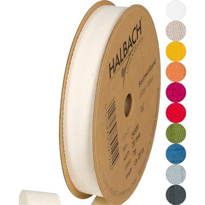 Halbach Seidenbänder 24500 Ruban en coton 20 mm x m Pour bricolage et bricolage Vendu au mètre Ruban en tissu pour décorations 100% coton Pour bricolage, artisanat, couture Blanc cassé Halbach Seidenbänder 24500 Ruban en coton 20 mm x m Pour bricolage et bricolage Vendu au mètre Ruban en tissu pour décorations 100% coton Pour bricolage, artisanat, couture Blanc cassé