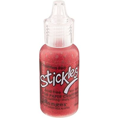 RANGER INK Stickles Colle à paillettes Ranger Industries, rouge, 14,8 g RANGER INK Stickles Colle à paillettes Ranger Industries, rouge, 14,8 g
