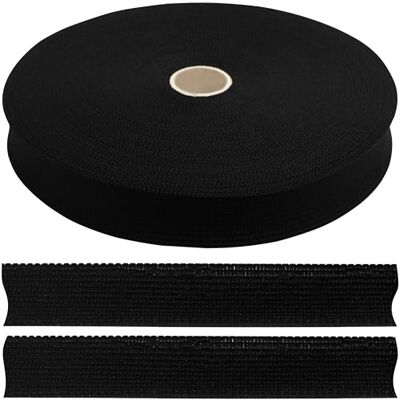 AERZETIX C77540 Rouleau de ruban gallon en polyester 50 mètres x 20 mm Couleur noire passementerie Vêtements Coussins matelassés AERZETIX C77540 Rouleau de ruban gallon en polyester 50 mètres x 20 mm Couleur noire passementerie Vêtements Coussins matelassés
