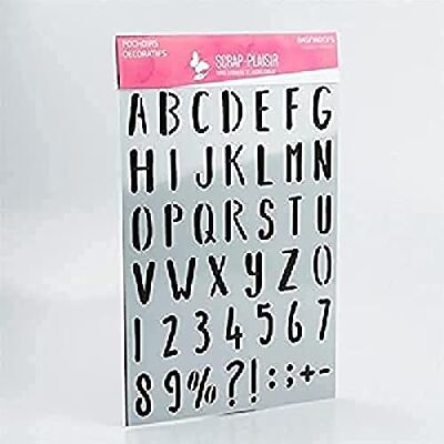 Infocrea - S-0017 - noir - grand - Stencil Infocrea - S-0017 - noir - grand - Stencil