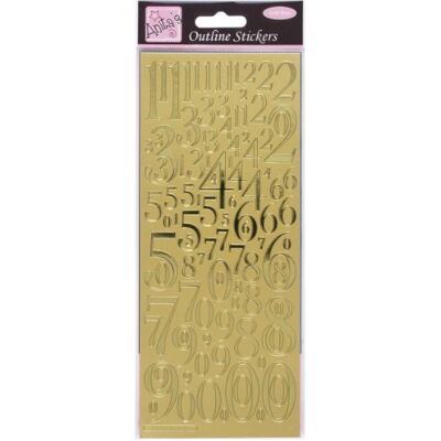Anita's ANT 8101012 Autocollants pour scrapbooking Doré Taille unique Anita's ANT 8101012 Autocollants pour scrapbooking Doré Taille unique