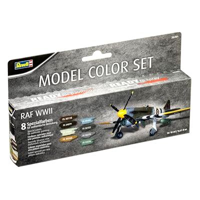 Revell 36201 Peinture acrylique RAF WWII 8 x 17 ml Revell 36201 Peinture acrylique RAF WWII 8 x 17 ml