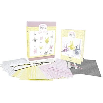 Clairefontaine Creativ' Boîte pour Adulte, Papier, Multicolore (Mobile Origami), 18,7 x 13,7 x 3,7 cm Clairefontaine Creativ' Boîte pour Adulte, Papier, Multicolore (Mobile Origami), 18,7 x 13,7 x 3,7 cm