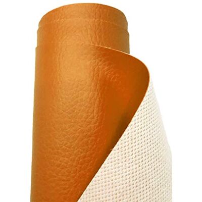 A-Express Tissu en similicuir grainé imperméable et résistant en vinyle pour ameublement Marron clair 2 m 200 cm x 140 cm A-Express Tissu en similicuir grainé imperméable et résistant en vinyle pour ameublement Marron clair 2 m 200 cm x 140 cm