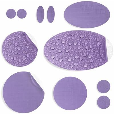 aZengear Patchs de réparation de doudoune Prédécoupés, autocollants, imperméables, résistants aux déchirures en nylon pour fixer des trous dans les vêtements (11 pièces, Lilas) aZengear Patchs de réparation de doudoune Prédécoupés, autocollants, imperméables, résistants aux déchirures en nylon pour fixer des trous dans les vêtements (11 pièces, Lilas)