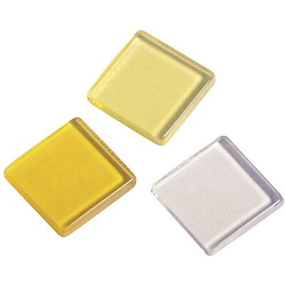 Rayher 14540159 Mosaïque acrylique transparente 1 x 1 cm, env. 205 pièces, 50 g, mélange de tons jaunes, carrés, pierres en plastique, mosaïque en plastique translucide Rayher 14540159 Mosaïque acrylique transparente 1 x 1 cm, env. 205 pièces, 50 g, mélange de tons jaunes, carrés, pierres en plastique, mosaïque en plastique translucide