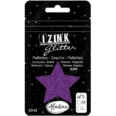 Aladine Izink Glitter Violet Foncé 60 ml Aladine Izink Glitter Violet Foncé 60 ml
