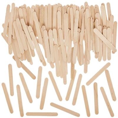 Baker Ross FN580 Mini bâtonnets en bois pour bricolage Lot de 400, bâtonnets pour sucettes, bâtonnets à glace multi-usages Baker Ross FN580 Mini bâtonnets en bois pour bricolage Lot de 400, bâtonnets pour sucettes, bâtonnets à glace multi-usages