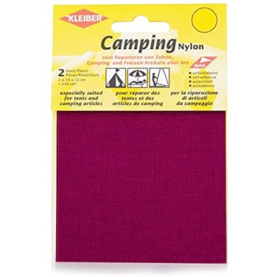 Kleiber Patchs Style Toile Nylon imperméables Autocollants, Rouge foncé Kleiber Patchs Style Toile Nylon imperméables Autocollants, Rouge foncé