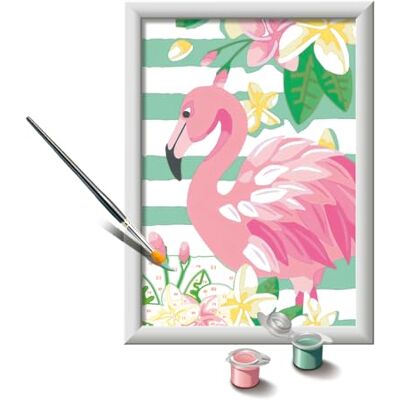 Ravensburger - CreArt Série E Flamant Rose Jeu créatif pour Enfants Peinture au Numéro dès 7 ans 28929 Version allemande Ravensburger - CreArt Série E Flamant Rose Jeu créatif pour Enfants Peinture au Numéro dès 7 ans 28929 Version allemande