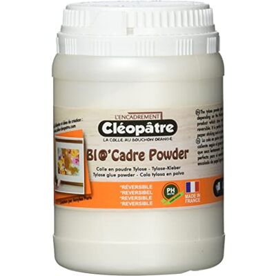 Cléopâtre Colle encadrement en Poudre tylose BIO'CADRE Powder, Blanc, 100 GR Cléopâtre Colle encadrement en Poudre tylose BIO'CADRE Powder, Blanc, 100 GR