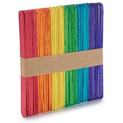 Pincello S3601277 Lot de 50 bâtons en bois Pincello S3601277 Lot de 50 bâtons en bois