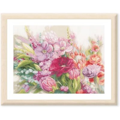 Lanarte Point De Croix Compté Tableau Kit Complet DIY Broderie Motif FLEURS ÉCLATANTES Patron Adulte Art Creatif Decoration Salon Activité Manuelle Cadeauca. 47 x 37 cm Counted Cross Stitch Lanarte Point De Croix Compté Tableau Kit Complet DIY Broderie Motif FLEURS ÉCLATANTES Patron Adulte Art Creatif Decoration Salon Activité Manuelle Cadeauca. 47 x 37 cm Counted Cross Stitch