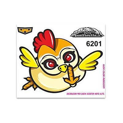 4R Quattroerre.it 6201 Sticker poule 10 x 12 cm 4R Quattroerre.it 6201 Sticker poule 10 x 12 cm
