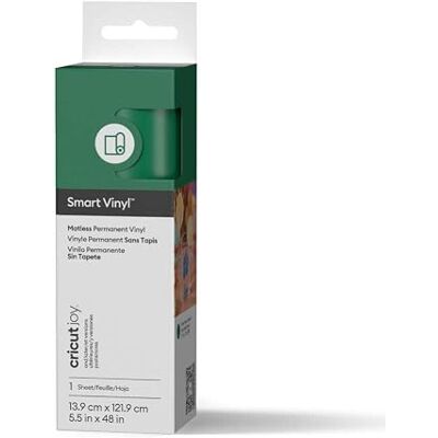 Cricut Joy Smart Rouleau de vinyle adhésif permanent 14 cm × 1,2 m Vert gazon Rouleau de vinyle autocollant Idéal pour personnaliser des tasses, des étiquettes, des cartes et des loisirs Cricut Joy Smart Rouleau de vinyle adhésif permanent 14 cm × 1,2 m Vert gazon Rouleau de vinyle autocollant Idéal pour personnaliser des tasses, des étiquettes, des cartes et des loisirs