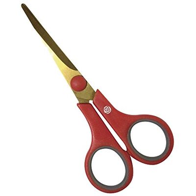 Rayher Hobby 8938400 Ciseaux en Titane, 14 cm, SB 1 pièce de Carte Rayher Hobby 8938400 Ciseaux en Titane, 14 cm, SB 1 pièce de Carte