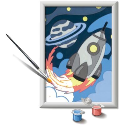 Ravensburger CreArt Space Explorers Kit de peinture par numéros pour enfants et adultes à partir de 7 ans – Kit d'artisanat pour enfants – Astronaute Ravensburger CreArt Space Explorers Kit de peinture par numéros pour enfants et adultes à partir de 7 ans – Kit d'artisanat pour enfants – Astronaute