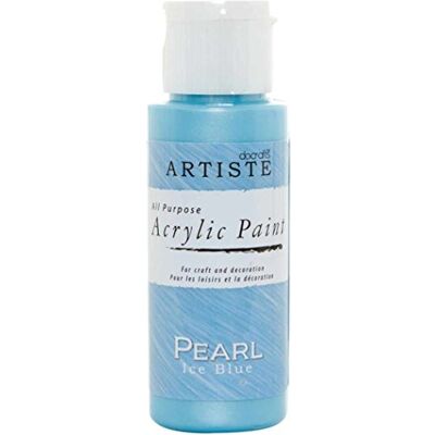DOCRAFTS ARTISTE ARTISTE Peinture acrylique moyenne 59 ml, bleu glacier nacré, séchage rapide, peinture professionnelle pour art, artisanat et loisirs, couleurs vives, peintures à base d'eau couvrant toutes les DOCRAFTS ARTISTE ARTISTE Peinture acrylique moyenne 59 ml, bleu glacier nacré, séchage rapide, peinture professionnelle pour art, artisanat et loisirs, couleurs vives, peintures à base d'eau couvrant toutes les