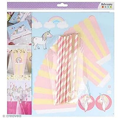 Artemio Kit créatif ' Rainbow' 6 Boîtes à pop-corn à monter Artemio Kit créatif ' Rainbow' 6 Boîtes à pop-corn à monter
