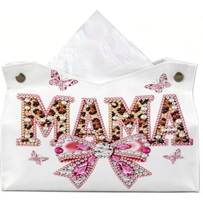 ZoraYorce Diamond Painting Boîte à mouchoirs rectangulaire 19 × 13 cm en cuir synthétique avec peinture diamant DIY Distributeur de serviettes Organisateur pour la maison, la cuisine, le bureau et la ZoraYorce Diamond Painting Boîte à mouchoirs rectangulaire 19 × 13 cm en cuir synthétique avec peinture diamant DIY Distributeur de serviettes Organisateur pour la maison, la cuisine, le bureau et la