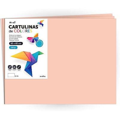 Carton de Couleurs Grand Format - 50x65 cm, 180g, Couleurs Assorties - Papier Créatif Carton de Couleurs Grand Format - 50x65 cm, 180g, Couleurs Assorties - Papier Créatif