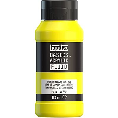 Liquitex - Basics Fluid - Jaune Cadmium Clair - Peinture Acrylique Liquitex - Basics Fluid - Jaune Cadmium Clair - Peinture Acrylique