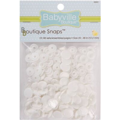 Dritz Babyville Boutique Lot de 60 boutons-pression en acrylique, multicolore, 13,71 x 8,12 x 1,52 cm Dritz Babyville Boutique Lot de 60 boutons-pression en acrylique, multicolore, 13,71 x 8,12 x 1,52 cm