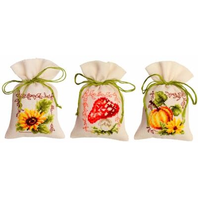 Vervaco Point De Croix Compté Kit Sachet Aromates Complet Set AUTOMNE LOT DE 3 De Broderie Loisir Créatif Maison Decoration Cadeau DIYca. 8 x 12 cm Counted Cross Stitch Embroidery Vervaco Point De Croix Compté Kit Sachet Aromates Complet Set AUTOMNE LOT DE 3 De Broderie Loisir Créatif Maison Decoration Cadeau DIYca. 8 x 12 cm Counted Cross Stitch Embroidery