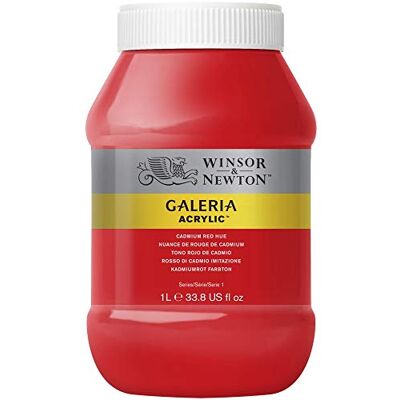 Winsor & Newton Acrylique Galeria 1L Nuance De Rouge De Cadmium Série 1 Winsor & Newton Acrylique Galeria 1L Nuance De Rouge De Cadmium Série 1