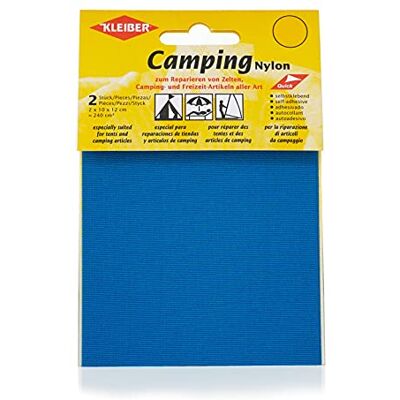 Kleiber Patchs Style Toile Nylon imperméables Autocollants, Bleu Vif Kleiber Patchs Style Toile Nylon imperméables Autocollants, Bleu Vif