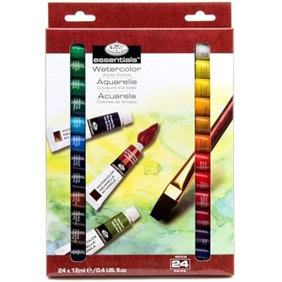 Royal & Langnickel Artist Paint Lot de 24 tubes de peinture aquarelle Royal & Langnickel Artist Paint Lot de 24 tubes de peinture aquarelle
