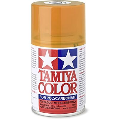 Tamiya 86043 PS-43 Peinture en spray pour le modélisme et les accessoires de bricolage Orange translucide 100 ml Tamiya 86043 PS-43 Peinture en spray pour le modélisme et les accessoires de bricolage Orange translucide 100 ml