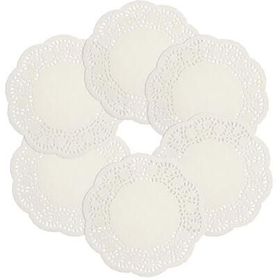 Baker Ross FN215 Napperons en papier Paquet de 100, dames en dentelle pour la décoration et l'artisanat Baker Ross FN215 Napperons en papier Paquet de 100, dames en dentelle pour la décoration et l'artisanat