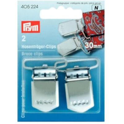 Prym Clips pour bretelles réglables - Argenté 30mm - Bretelles Prym Clips pour bretelles réglables - Argenté 30mm - Bretelles