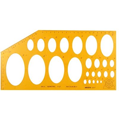 Aristo AR5017 Gabarit ellipses (Import Allemagne) Aristo AR5017 Gabarit ellipses (Import Allemagne)