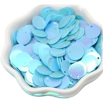 WEOKDFHA Paillettes en plastique plus grandes de 10, 15, 20, 25, 30 mm, en PVC, plates, rondes, en vrac, accessoires de couture, loisirs créatifs, accessoires pour vêtements pour loisirs créatifs (Ab bleu, 10 WEOKDFHA Paillettes en plastique plus grandes de 10, 15, 20, 25, 30 mm, en PVC, plates, rondes, en vrac, accessoires de couture, loisirs créatifs, accessoires pour vêtements pour loisirs créatifs (Ab bleu, 10