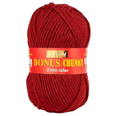 Sirdar Hayfield Bonus Chunky, Scarlet (556), 100 g Sirdar Hayfield Bonus Chunky, Scarlet (556), 100 g