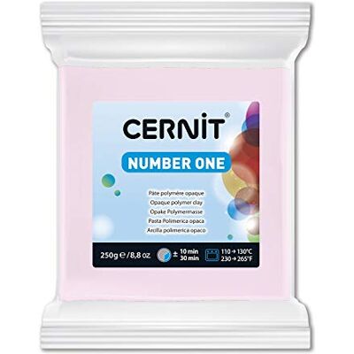 Cernit CE0900250475C Un Pain de Pâte Polymère Number one Pâte à Modeler à Cuire Couleur rose Bloc de 250 g Cernit CE0900250475C Un Pain de Pâte Polymère Number one Pâte à Modeler à Cuire Couleur rose Bloc de 250 g