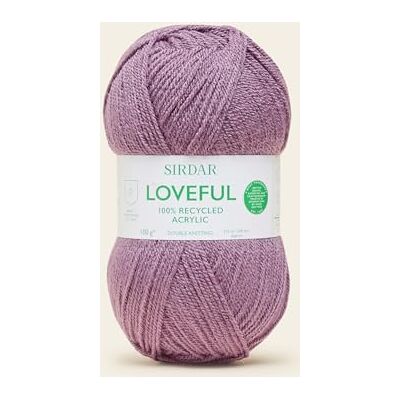 Sirdar , Loveful Fil acrylique recyclé, crépuscule, 100 g Sirdar , Loveful Fil acrylique recyclé, crépuscule, 100 g